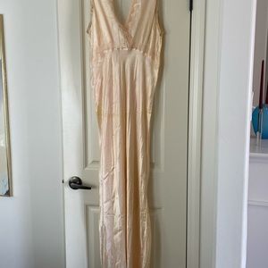 True vintage 1920s 1930s silk slip dress